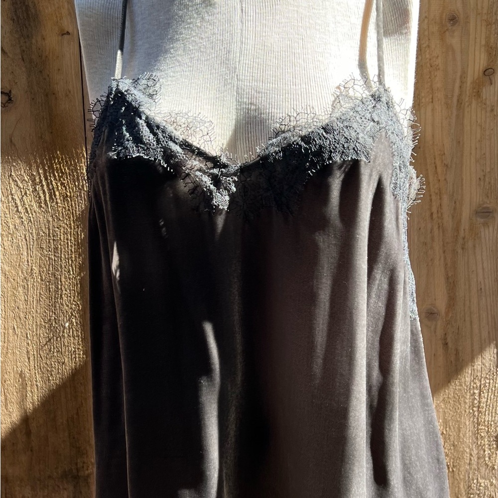 Cami NYC Gray Racer Charmeuse